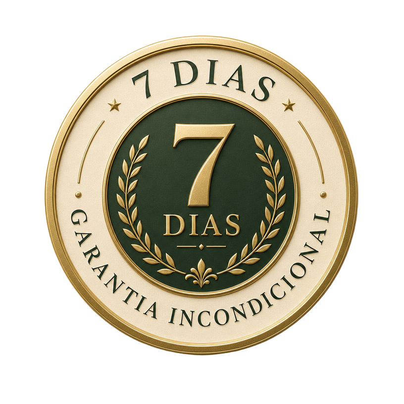 Selo de garantia incondicional de 7 dias